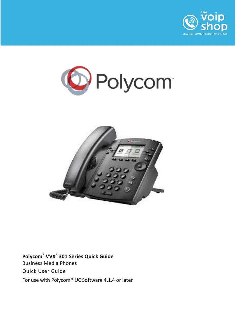 Polycom VVX 300 quick guide