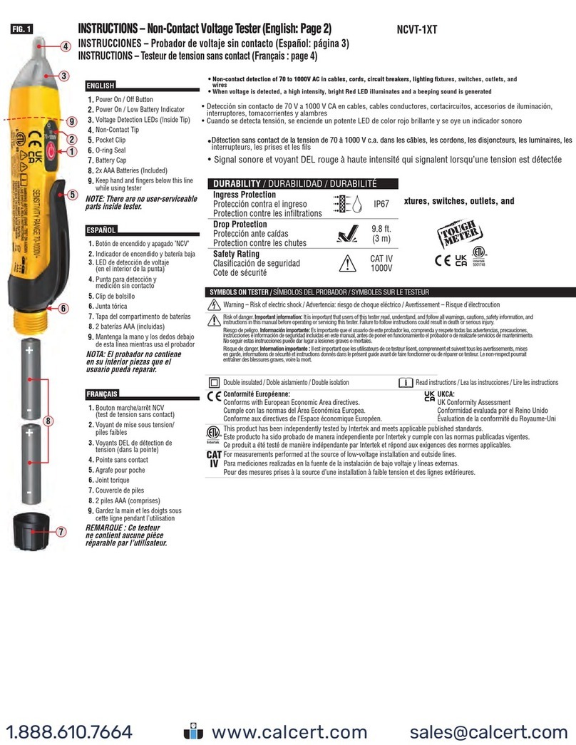 Klein Tools NCVT-1XT instructions Klein Tools NCVT-1XT instructions