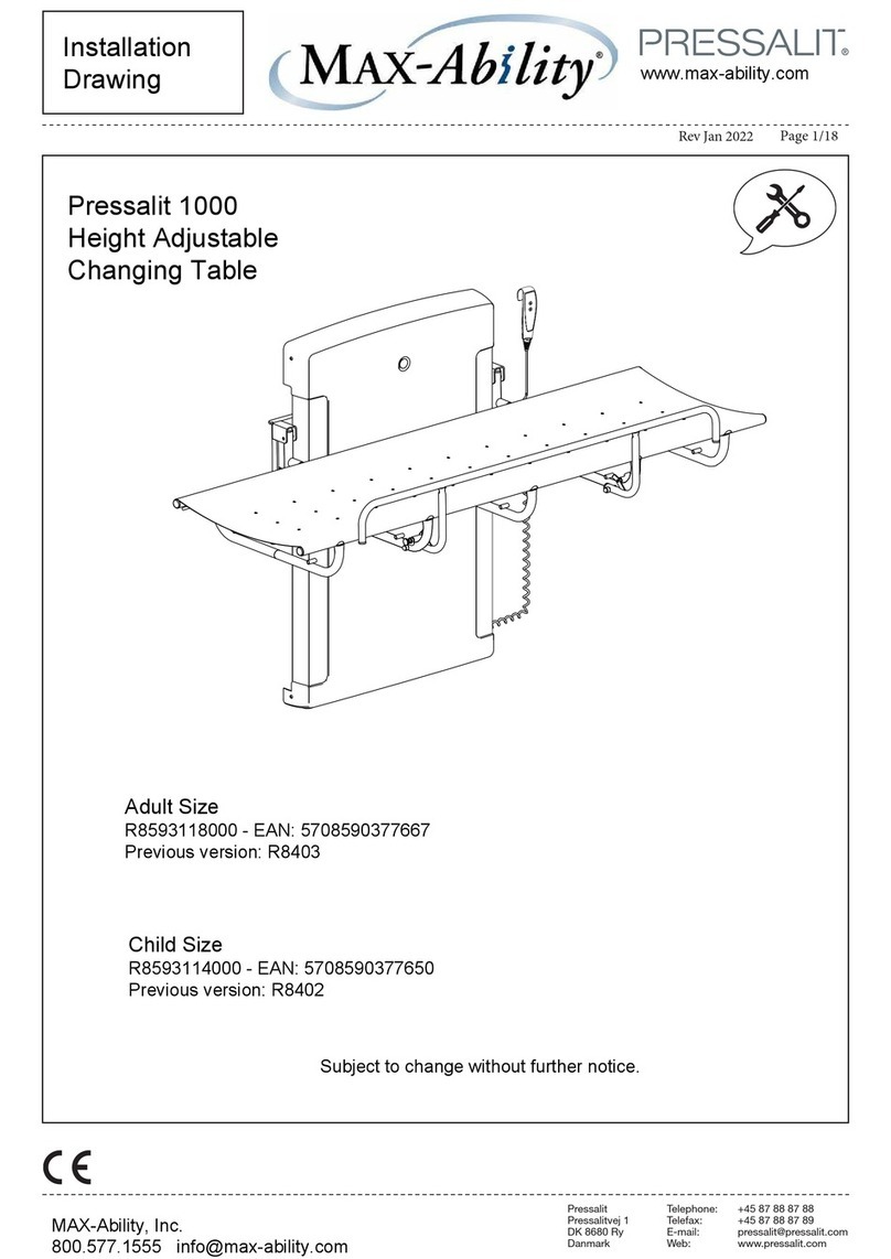 Max-Ability R8593118000 Installation drawing Max-Ability R8593118000 Installation drawing