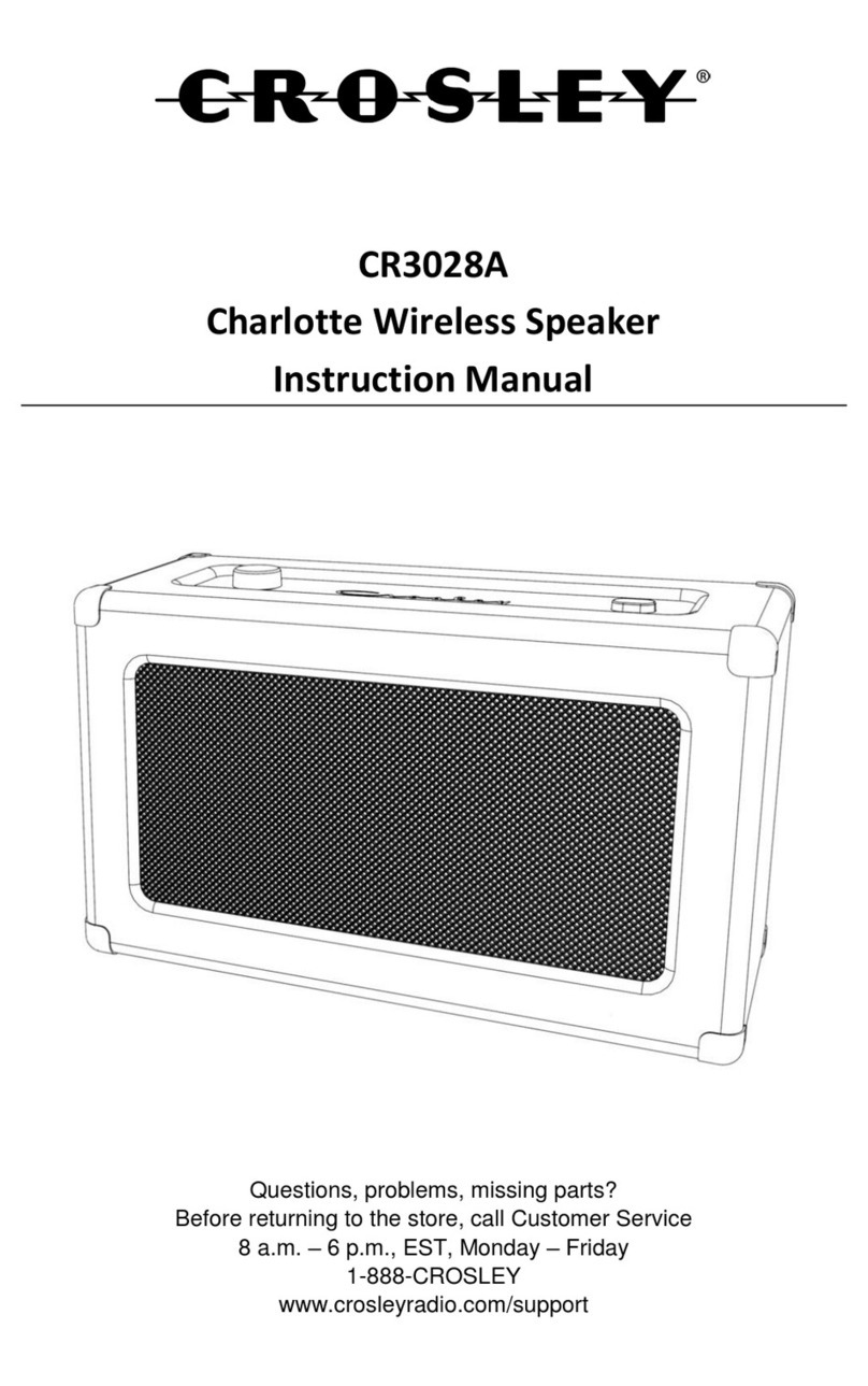 Crosley Charlotte CR3028A instruction manual