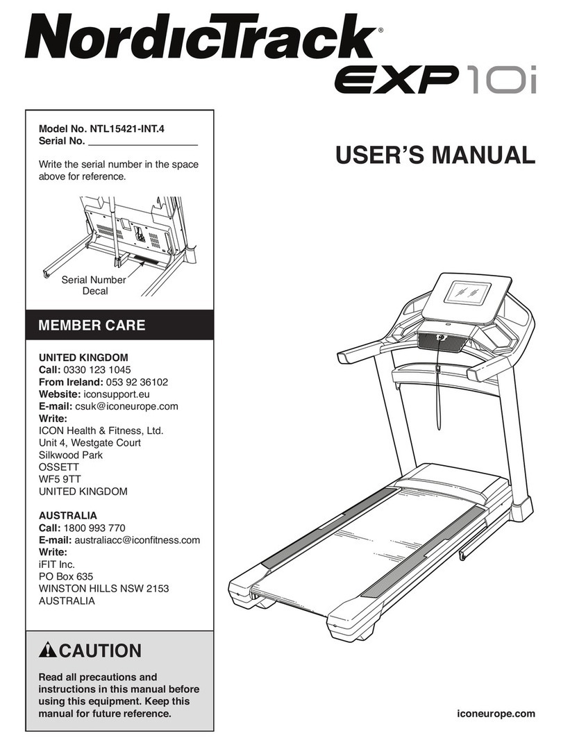 NordicTrack NTL15421-INT.4 User manual NordicTrack NTL15421-INT.4 User manual