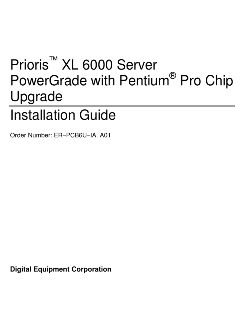 Digital Equipment Prioris XL 6000 Series User manual Digital Equipment Prioris XL 6000 Series User manual