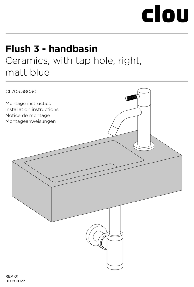Clou Flush 3 CL/03.38030 User manual Clou Flush 3 CL/03.38030 User manual