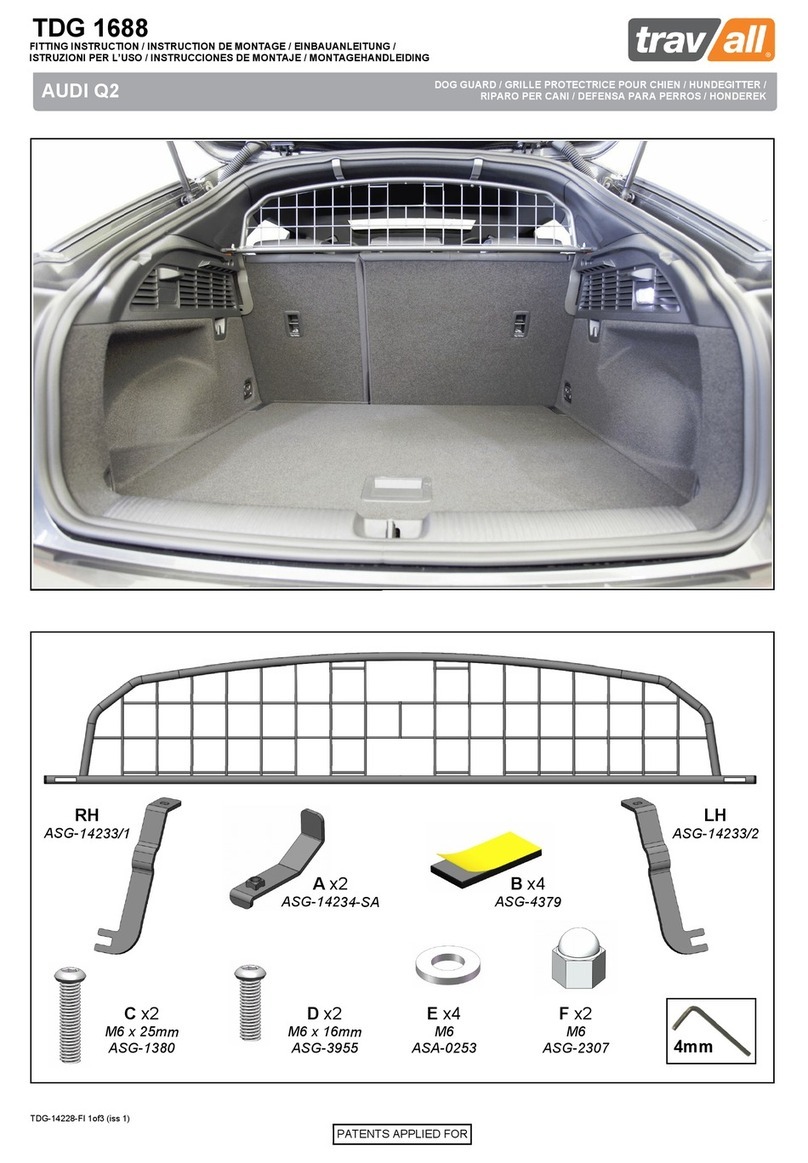 travall TDG 1688 Install guide
