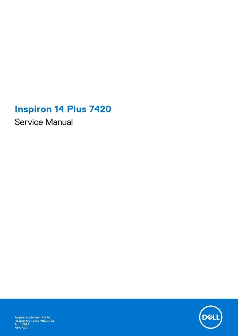 Dell P157G003 Service manual