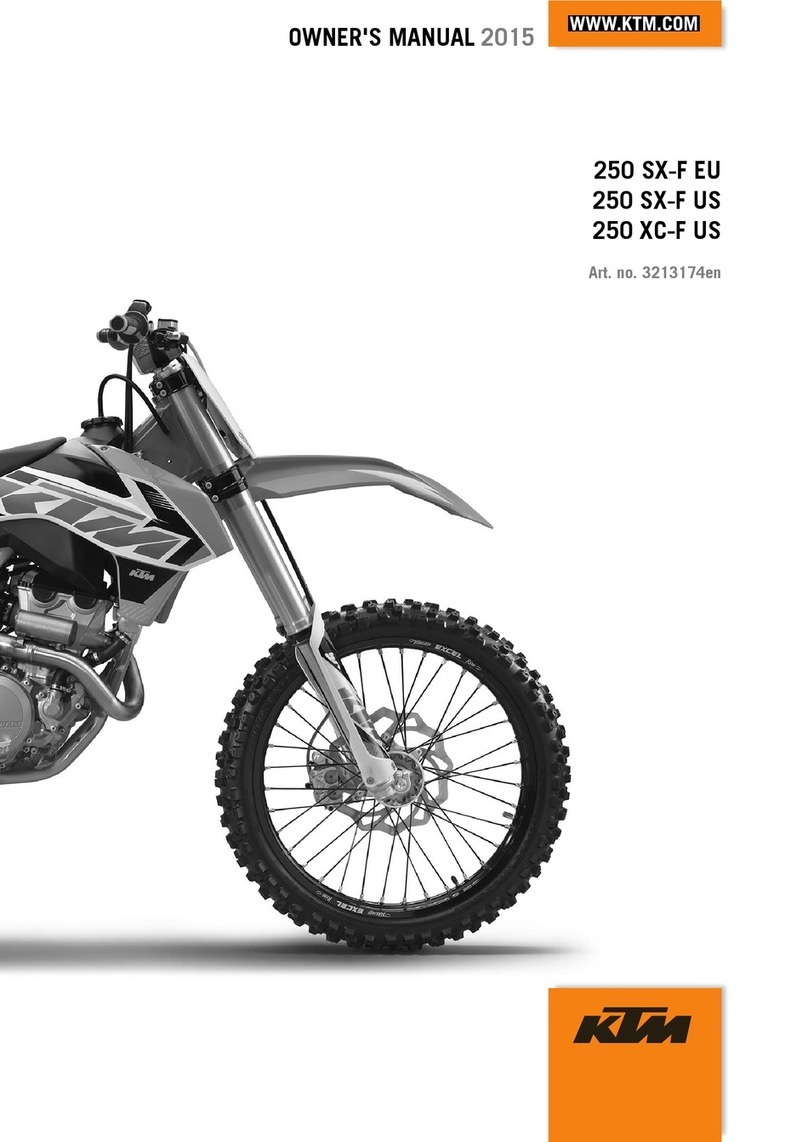 KTM 250 SX-F EU 2015 owner's manual