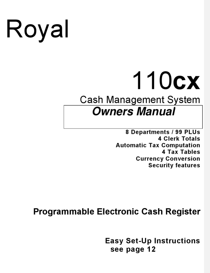 Royal 110cx Setup instructions