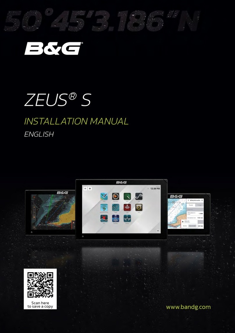 B&G ZEUS S User manual