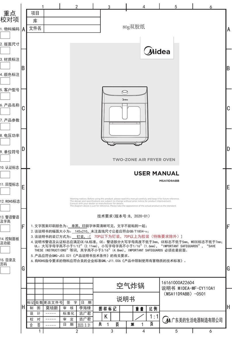 Midea 11QT User manual Midea 11QT User manual