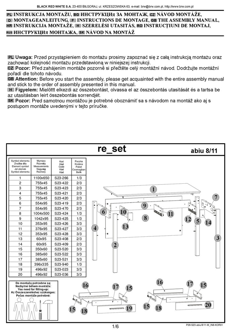 BLACK RED WHITE re set abiu 8/11 User manual BLACK RED WHITE re set abiu 8/11 User manual