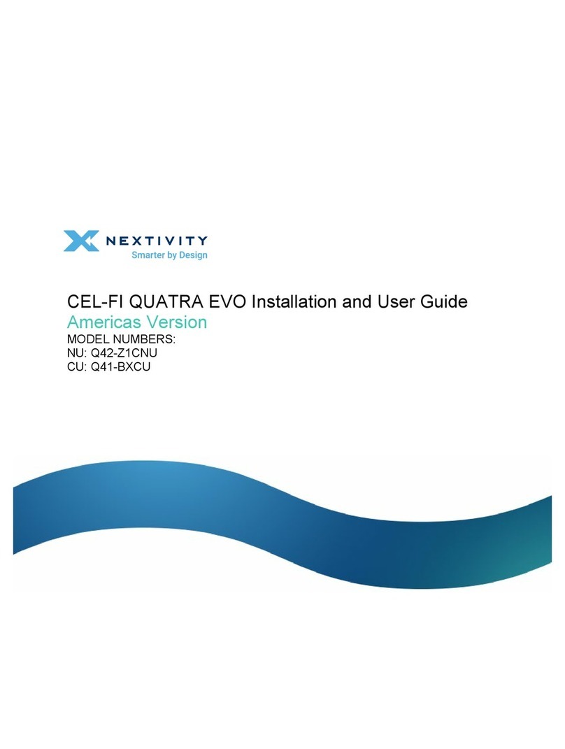 NEXTIVITY CEL-FI QUATRA EVO User manual