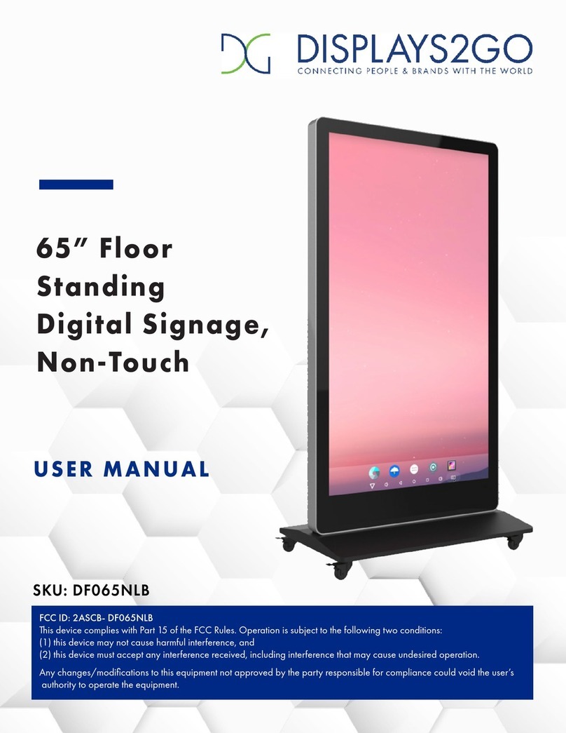 Displays2go DF065NLB User manual