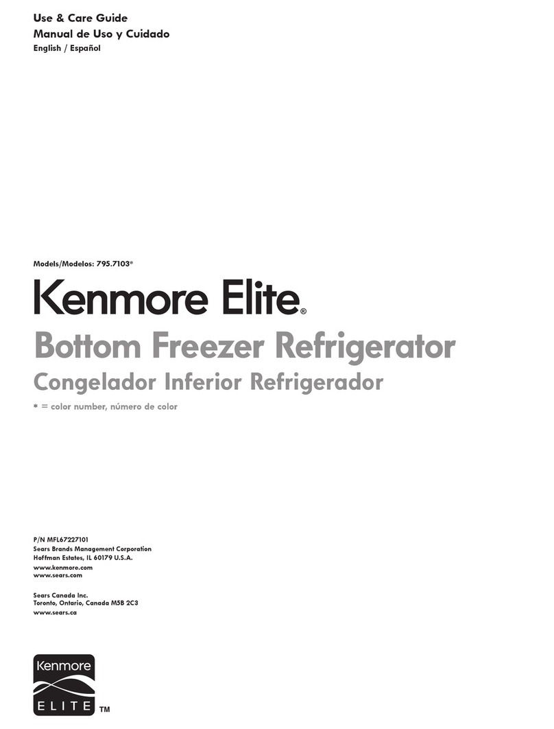 Kenmore 795.7103 Series Use & care guide