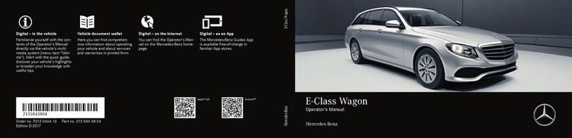 Mercedes-Benz E-Class Wagon 2017 Operator's manual