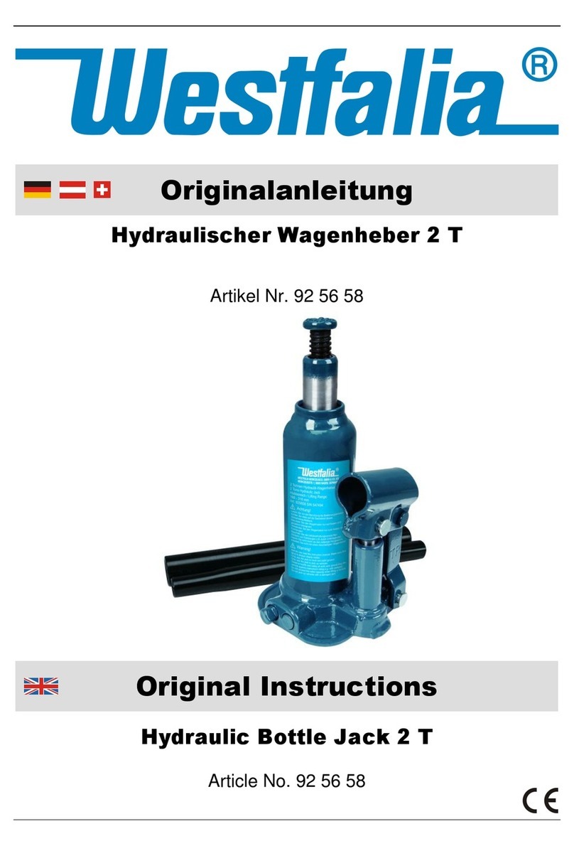 Westfalia 92 56 58 Original instructions