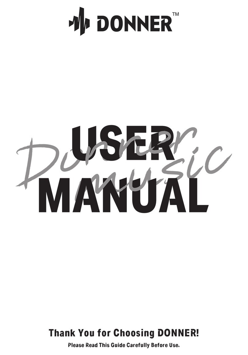 Donner DDP-60 user manual