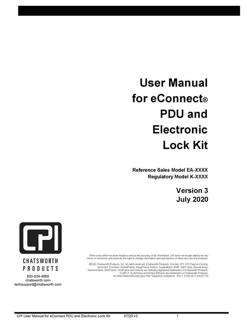 Chatsworth Products eConnect K Series User manual