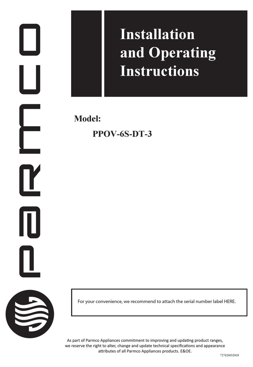 Parmco PPOV-6S-DT-3 User manual