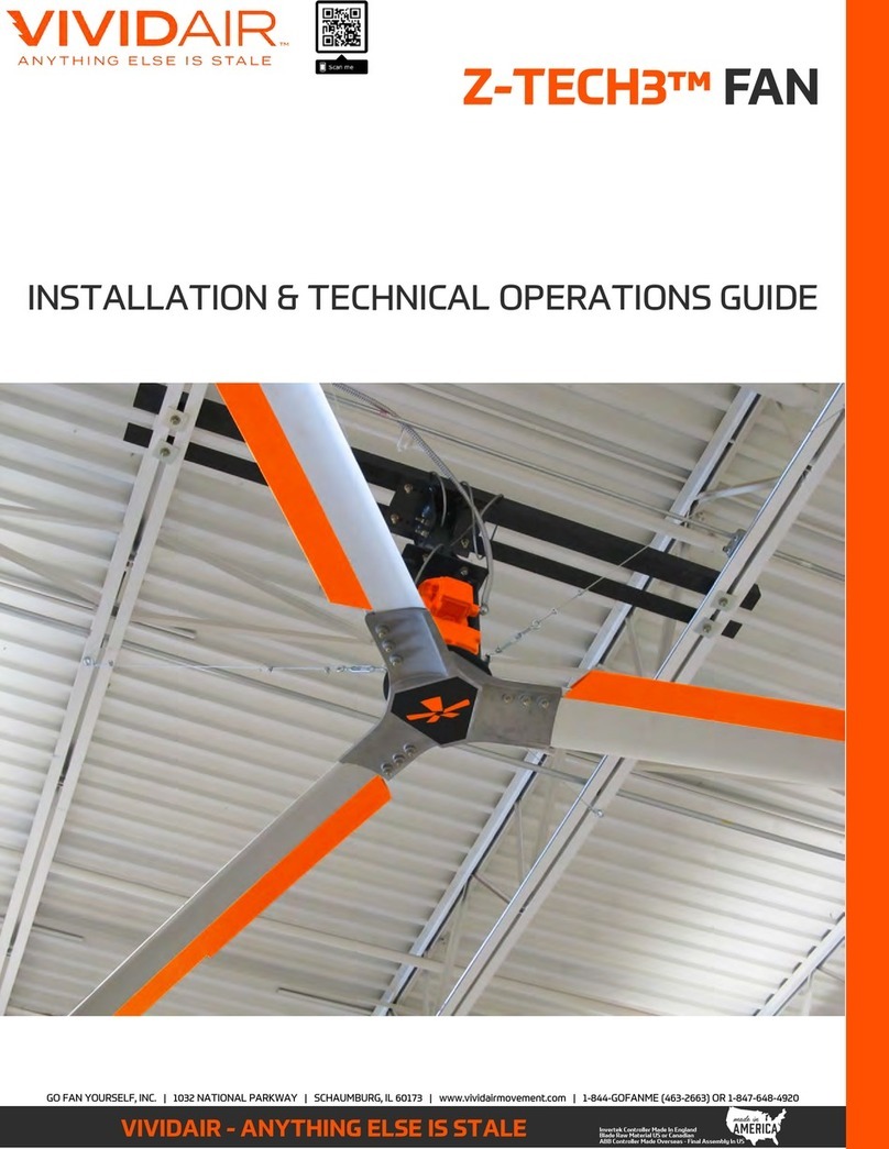 GO FAN YOURSELF VividAir Z-Tech3 User manual