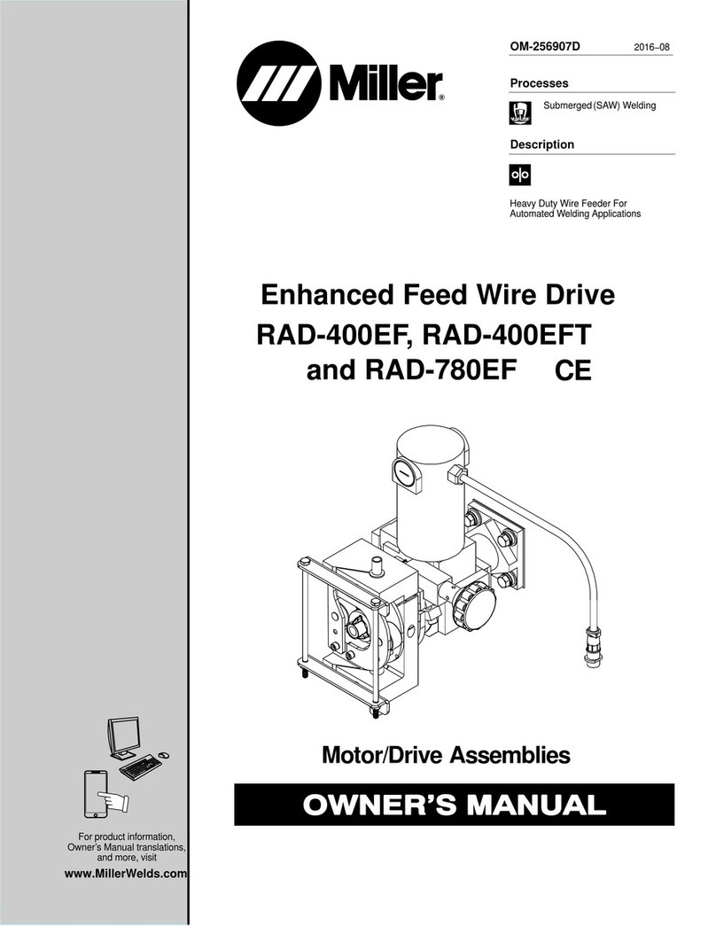 Miller RAD-400EF User manual