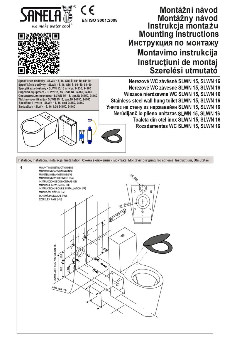 Sanela SLWN 15 Mounting instructions