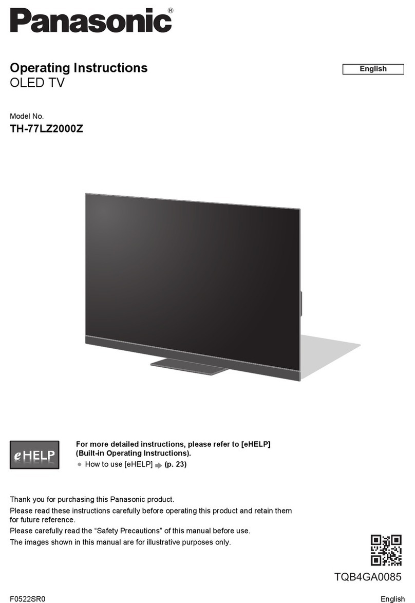 Panasonic TH-77LZ2000Z operating instructions