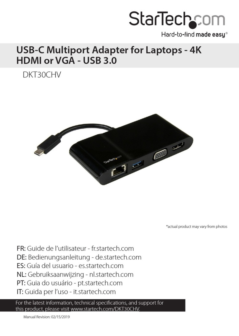 StarTech.com DKT30CHV User manual StarTech.com DKT30CHV User manual