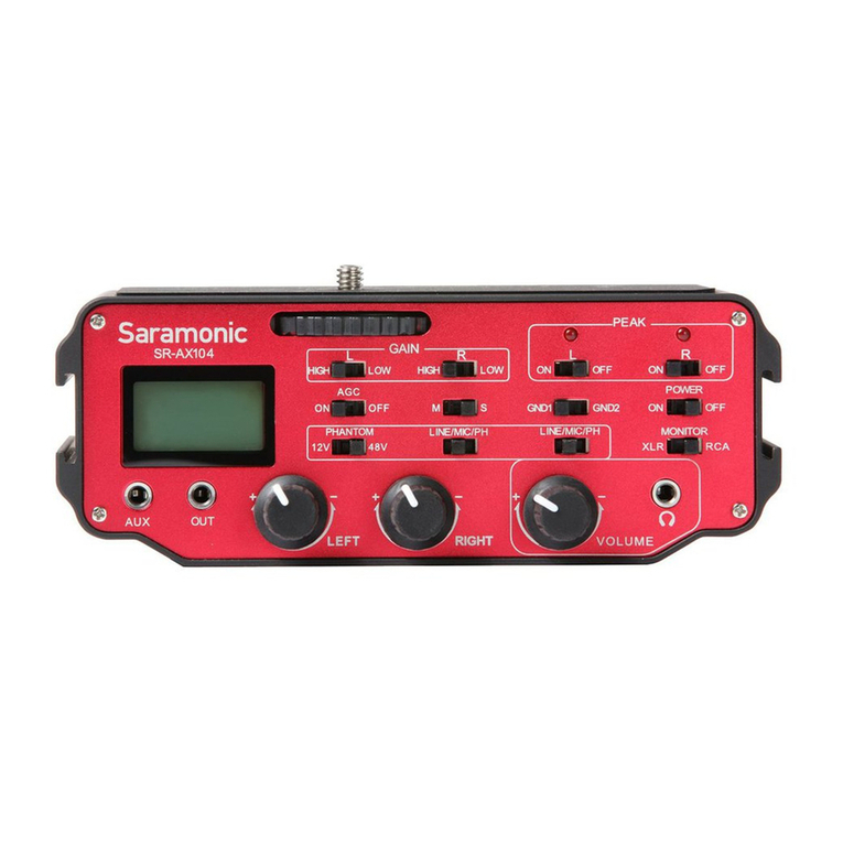 Saramonic SR-AX104 user manual