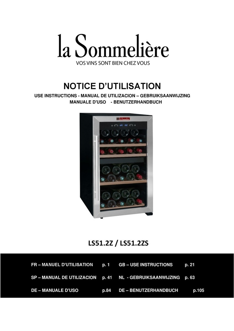 La Sommeliere LS51.2Z Use instruction