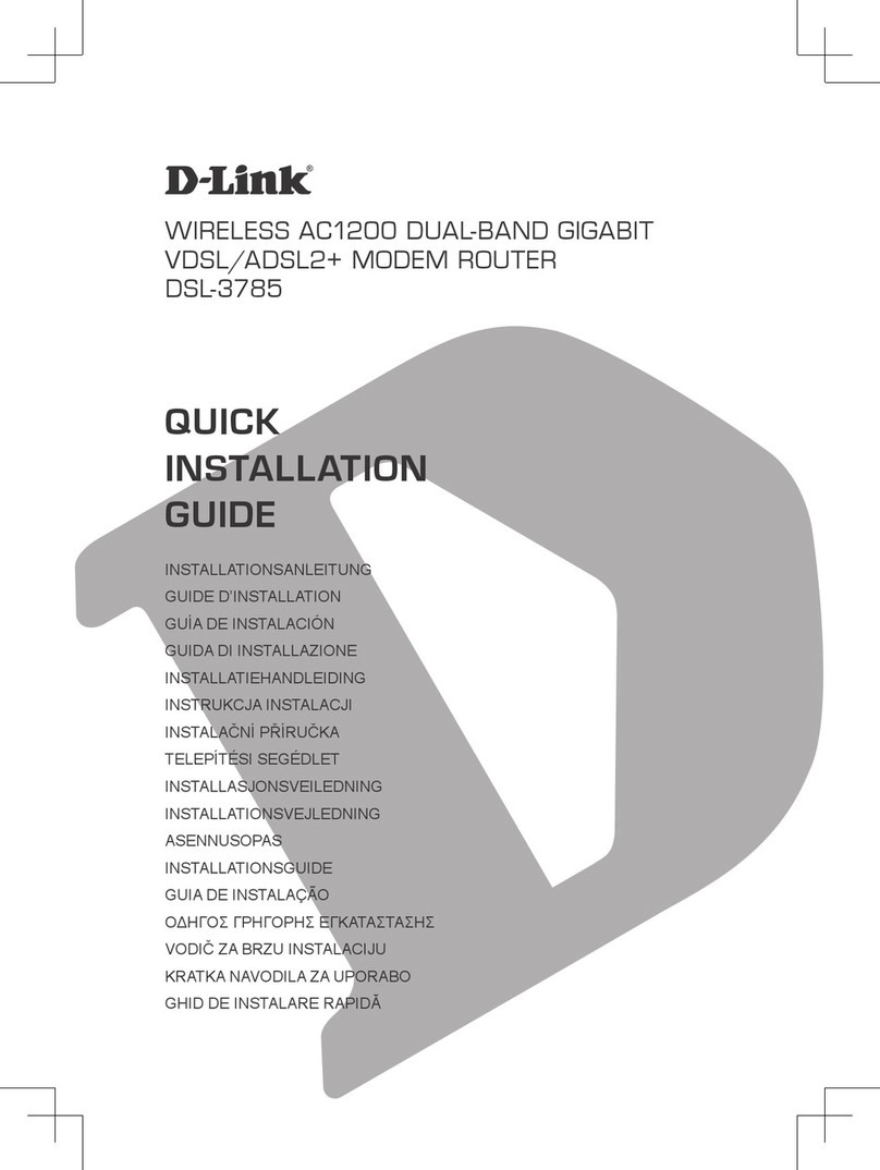 D-Link DSL-3785 User manual D-Link DSL-3785 User manual