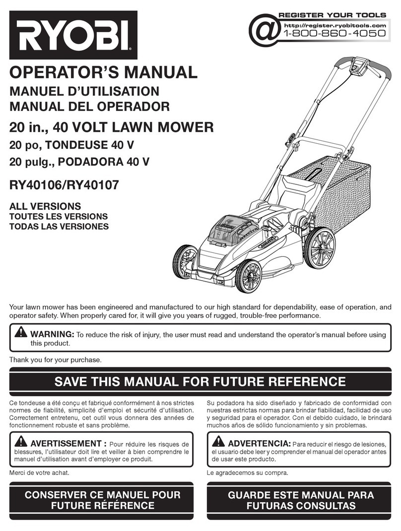 Ryobi RY40106 User manual