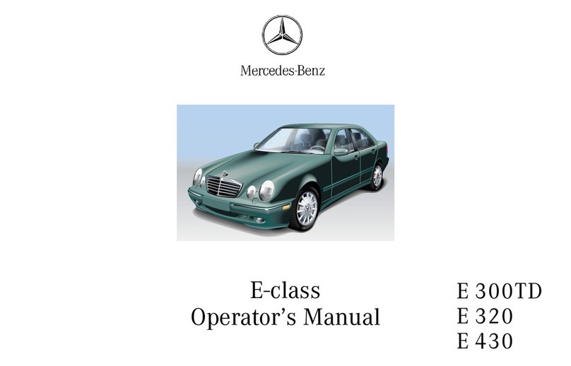 Mercedes-Benz E-class 300TD 1998 User manual