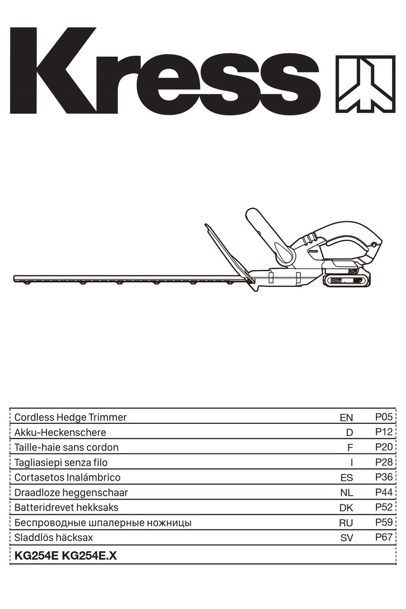 KRESS KG254E Series manual