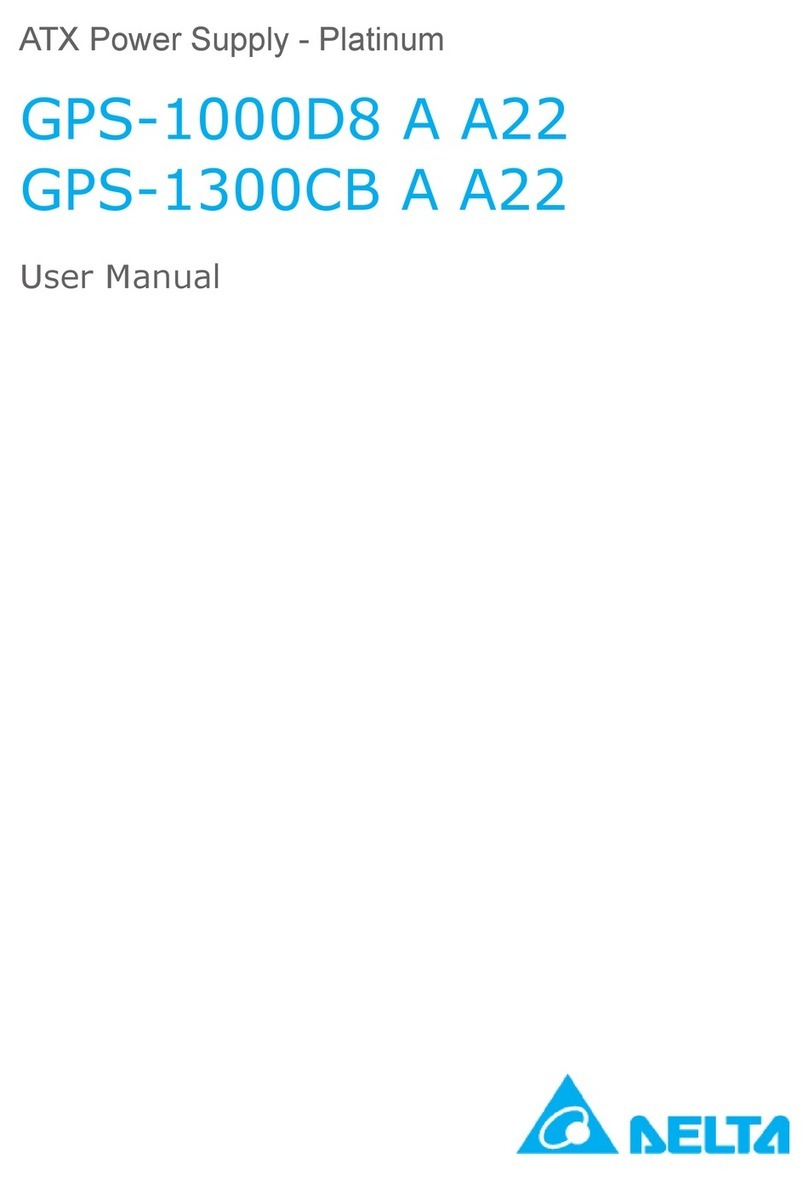 Delta GPS-1000D8 A A22 User manual