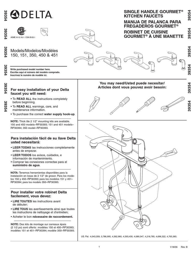 Delta GOURMET 150 User manual