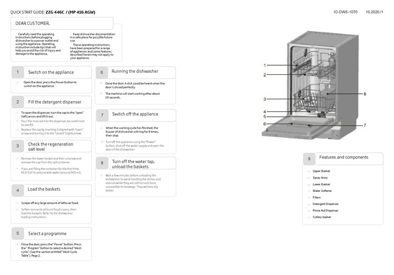 Amica MP 416 AGW User manual