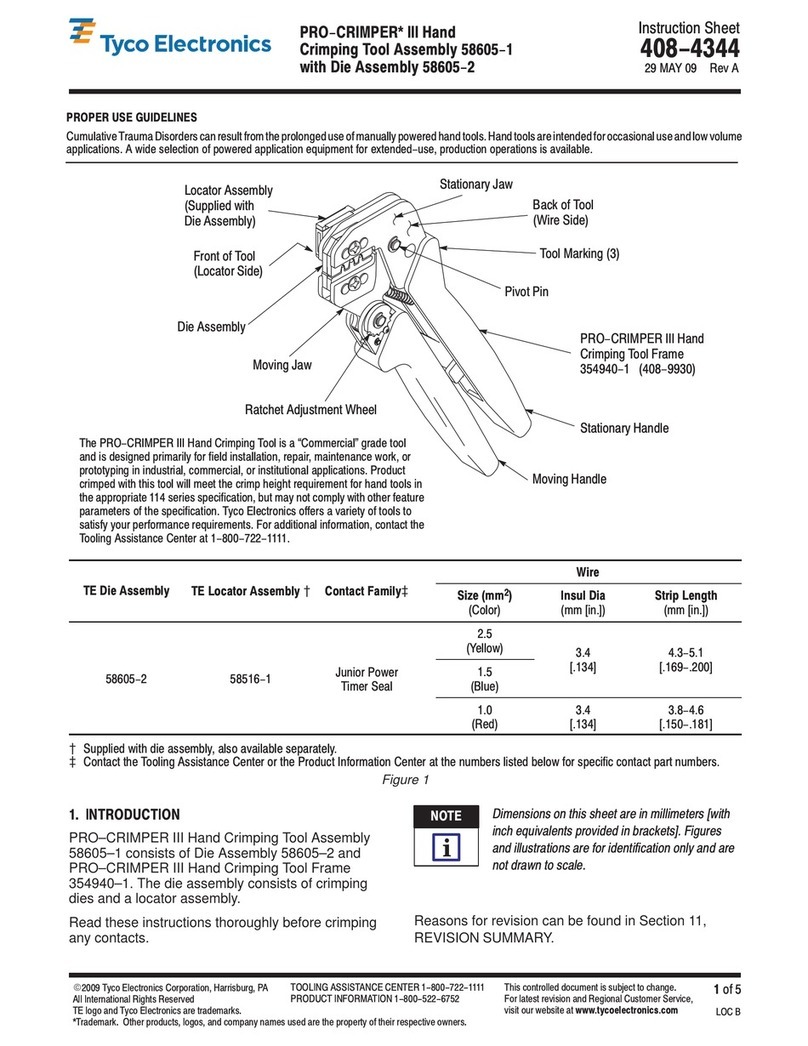 Tyco Electronics 58605-1 User manual