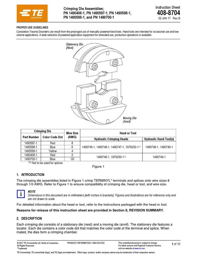 TE Connectivity 1490406-1 User manual