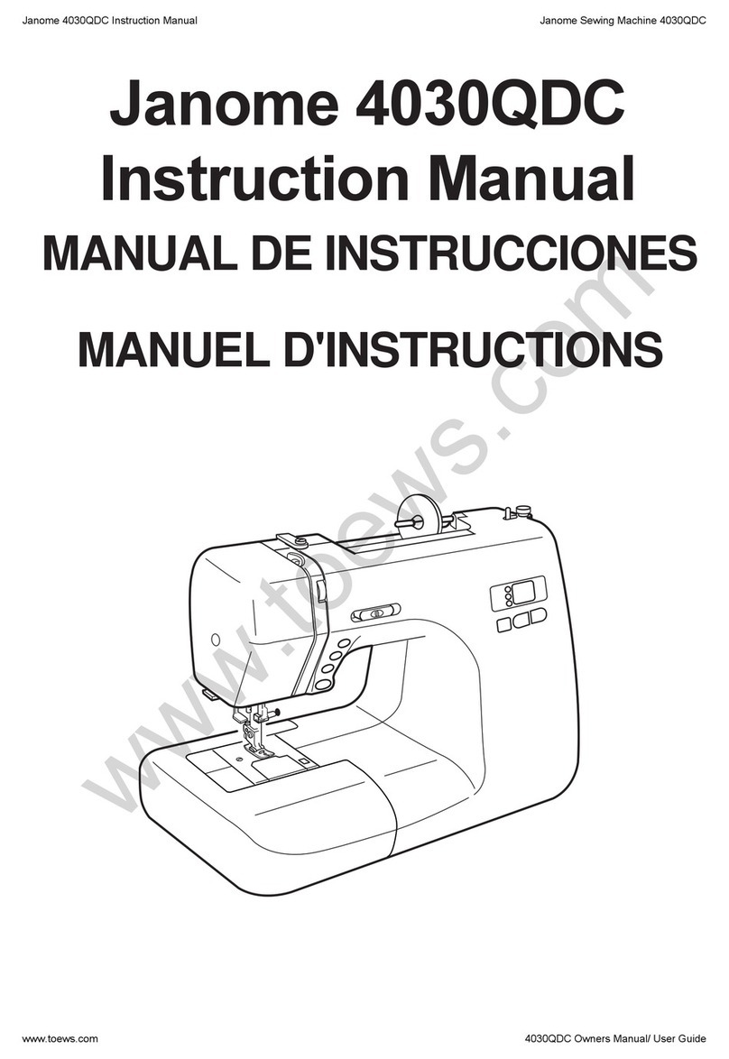 Janome 4030QDC User manual