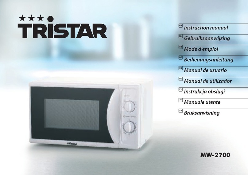 TriStar MW-2700 instruction manual