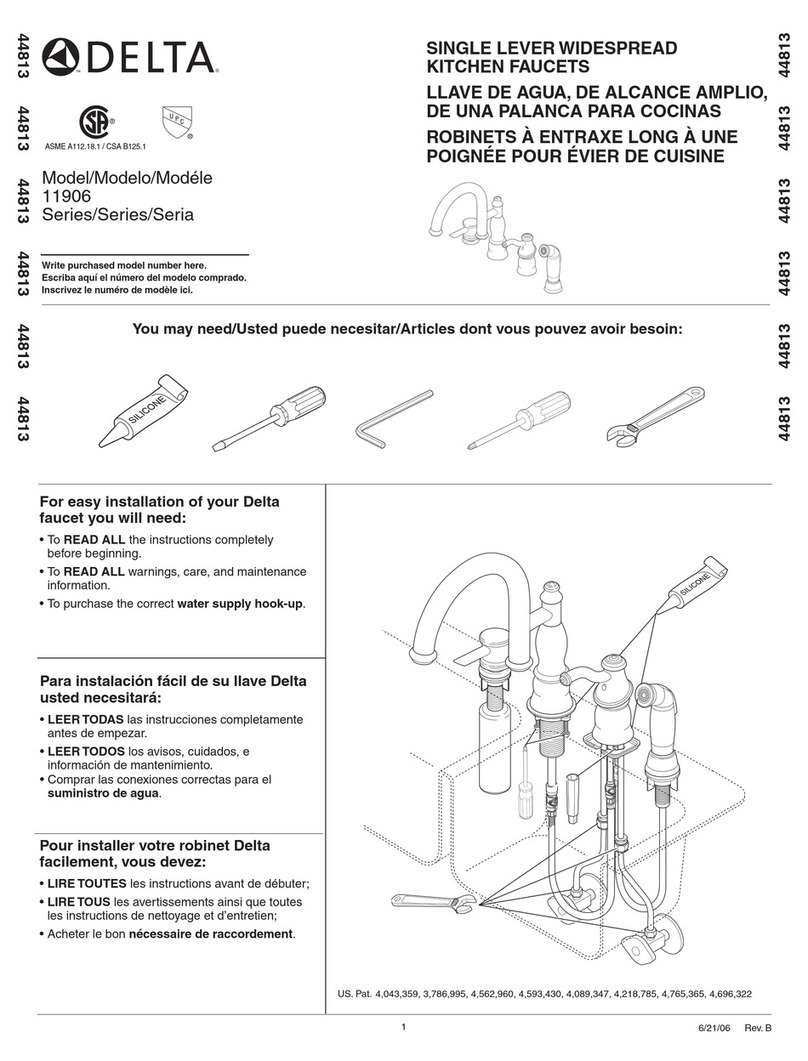 Delta 11906 Series User manual