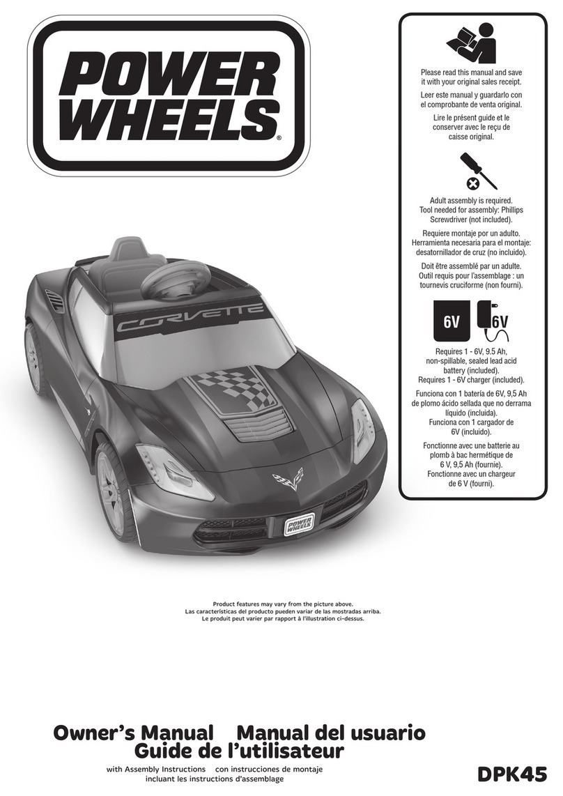 Power Wheels DPK45 owner's manual