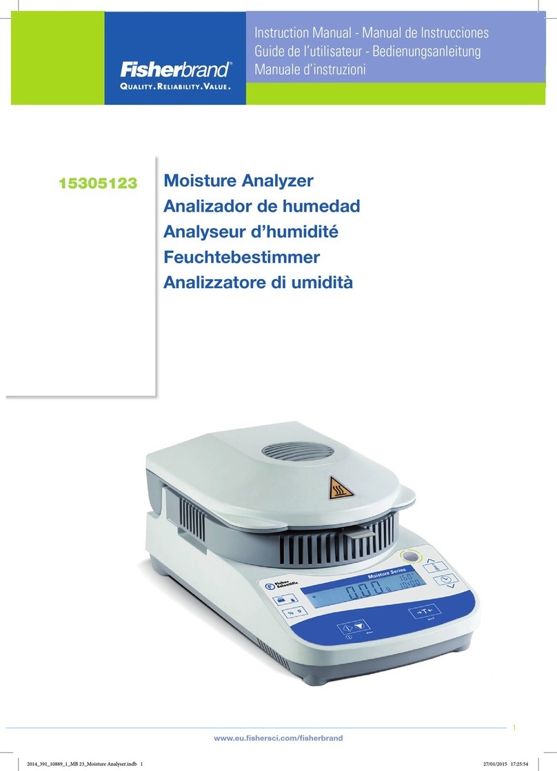 Fisherbrand 15305123 instruction manual