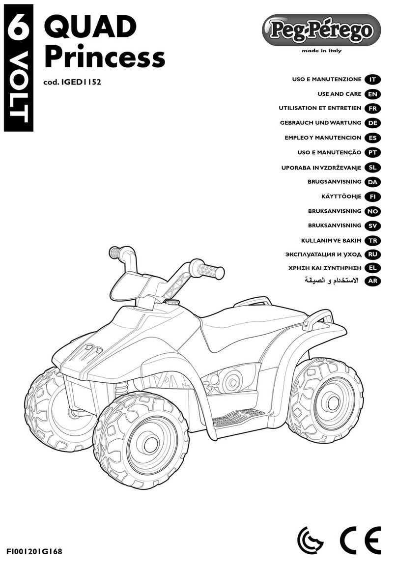 Peg-Perego QUAD Princess Installation instructions