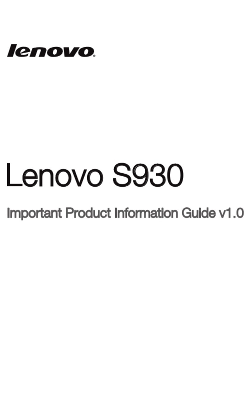 Lenovo S930 User manual
