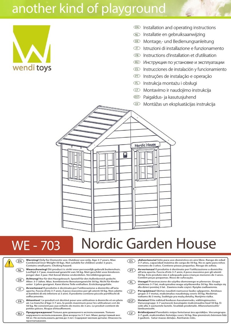 wendi toys Nordic WE-703 Installation and operating instructions