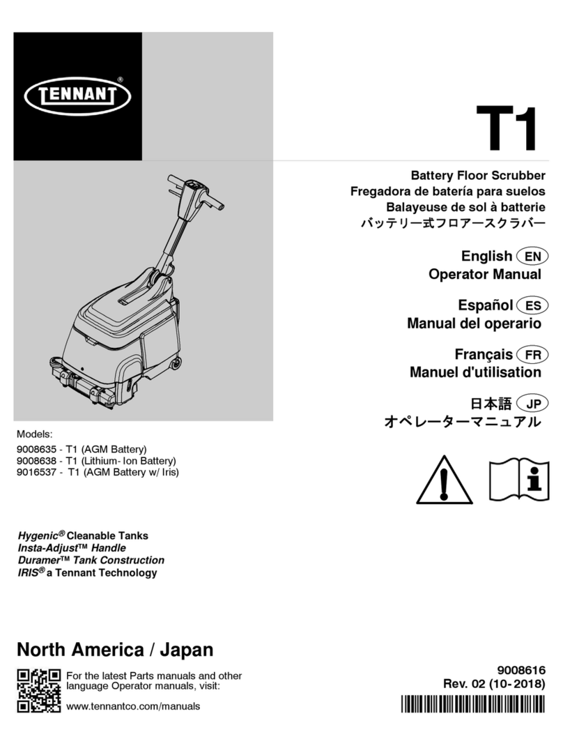 Tennant 9008635 Operator's manual Tennant 9008635 Operator's manual