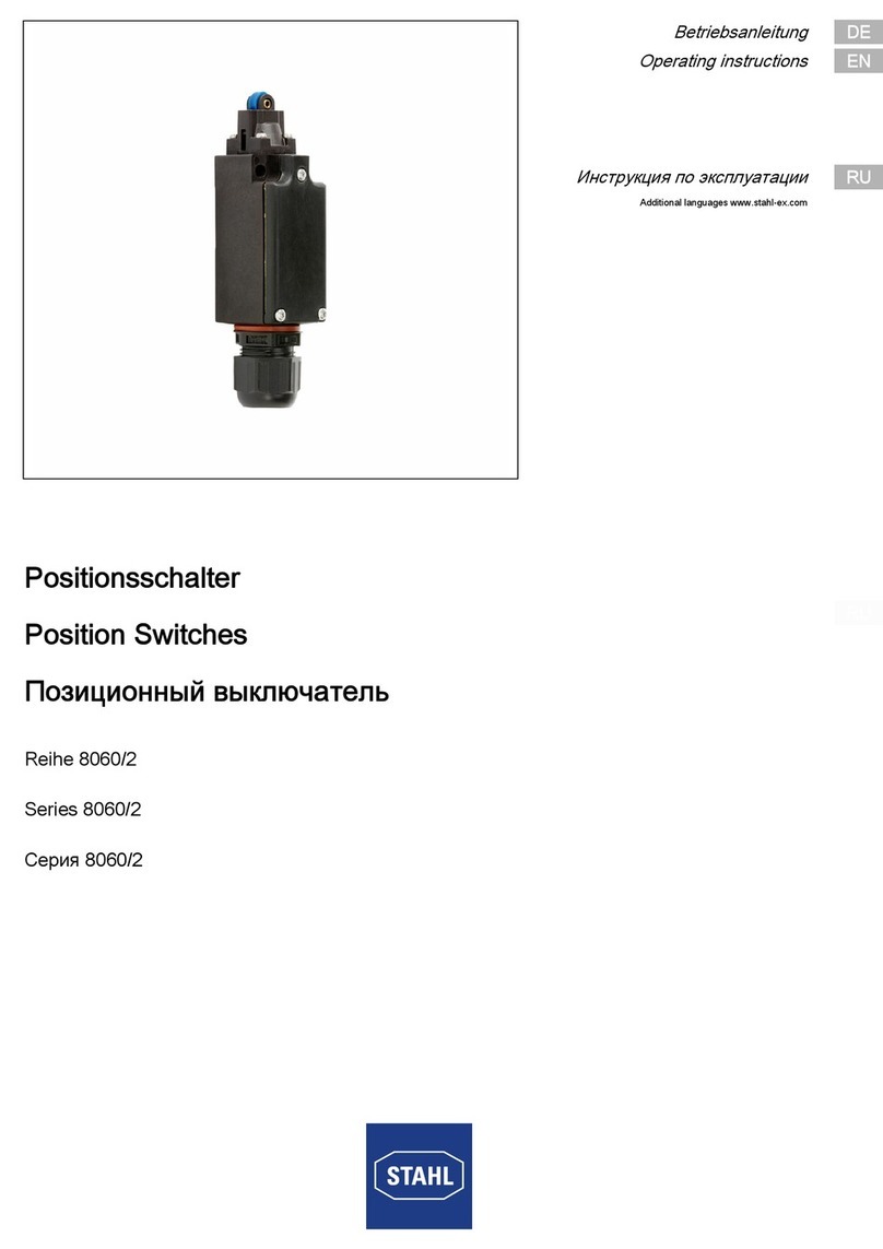 Stahl 8060/2-1-W-60 User manual Stahl 8060/2-1-W-60 User manual
