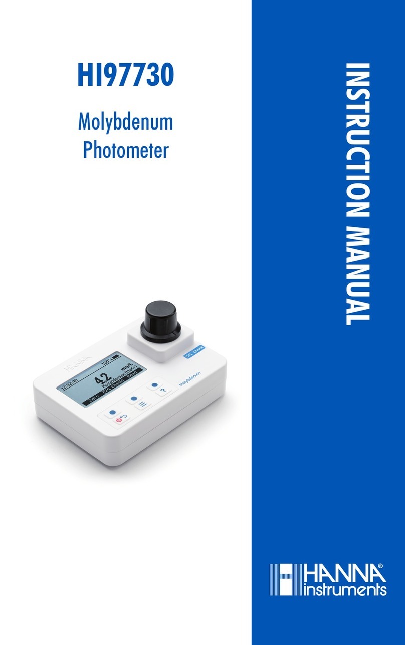 Hanna Instruments HI97730 instruction manual