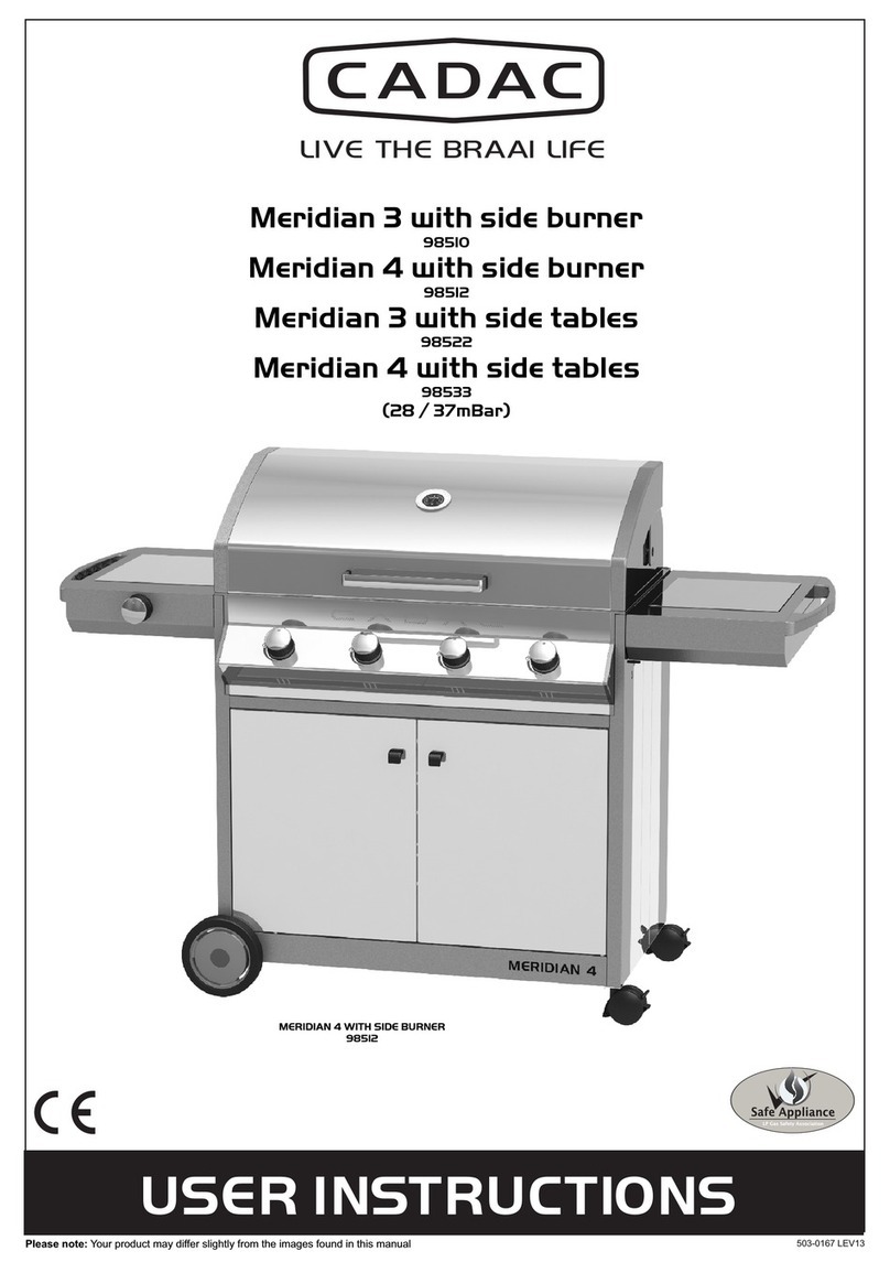 Cadac Meridian 4 User instructions